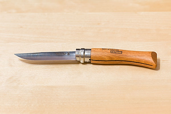 Opinel Carbon-steel Folding Knife No. 7 — Open