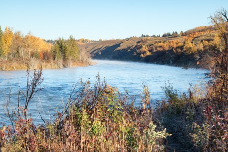 Bow River Bend Autumn Morning